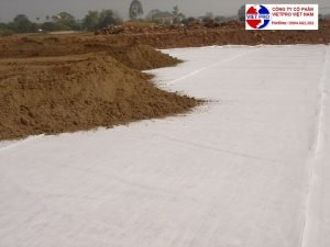 Vải địa kỹ thuật dệt được sử dụng rất phổ biến tại Việt Nam